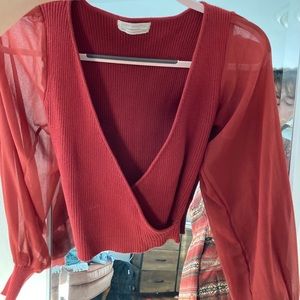 Urban Outfitters Wrap Top